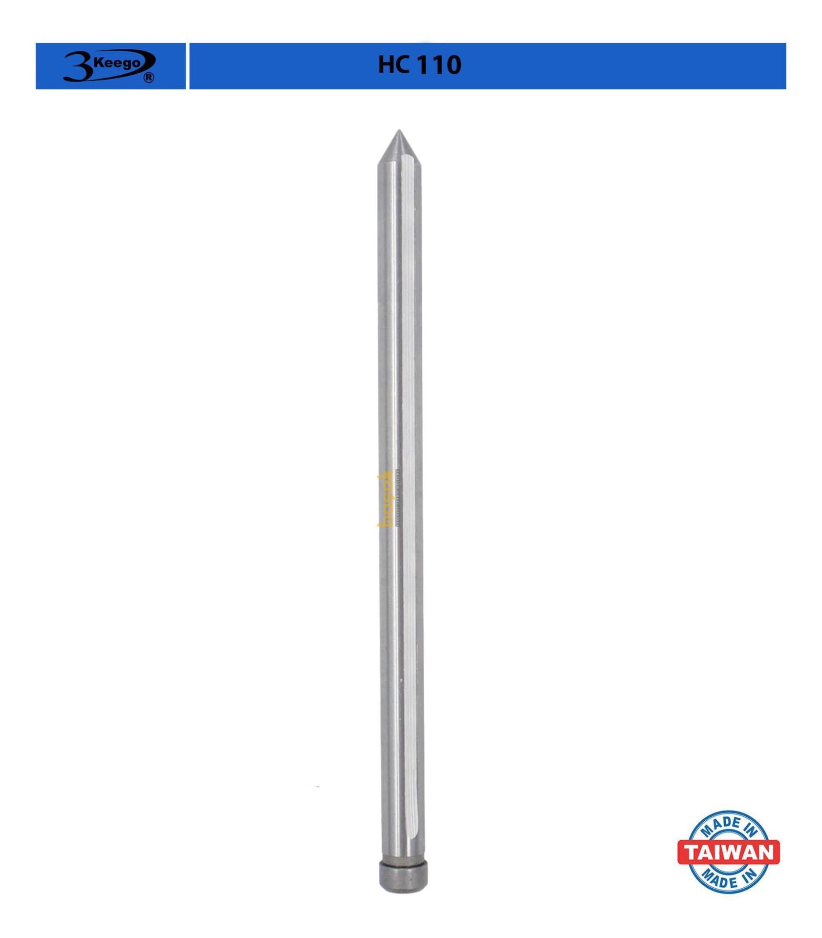 3Keego 8x163 mm Merkezleme Pimi HC110 TCT Manyetik Uçlara