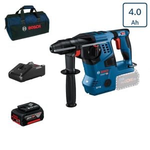 Bosch GBH 18V-28 C Tek Akülü Kırıcı Delici 4 Amper Bez Çantalı