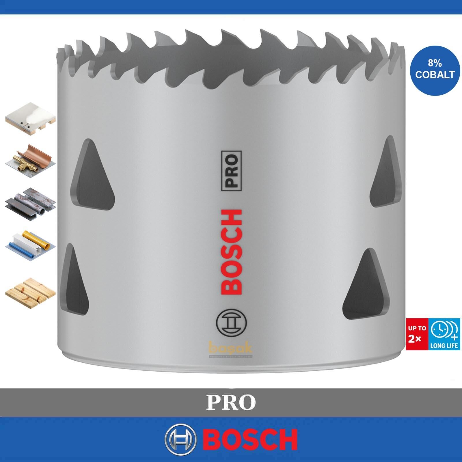 Bosch Pro 57 mm Multi Vidalı Bi-Metal Panç 2608901517