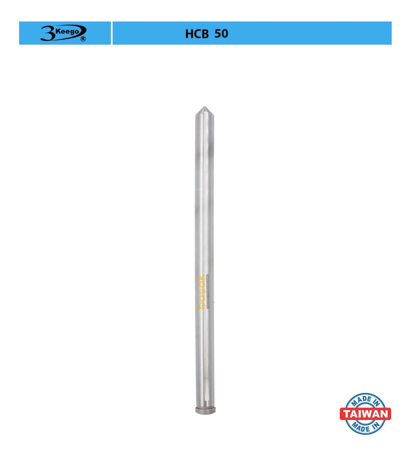 3Keego HC50 6.35*112mm (14-17mm)  Manyetik Matkap Merkezleme Pimi