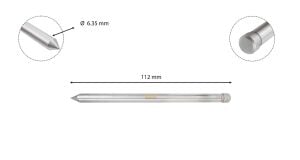 3Keego HC50 6.35*112mm (14-17mm)  Manyetik Matkap Merkezleme Pimi