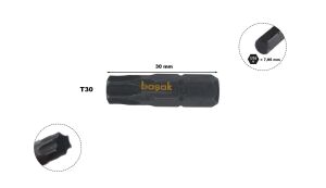Ceta Form 5/16'' T30 x 30mm Darbeli Torx Bits Uç CB/516TX30