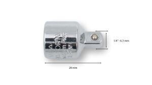 Ceta Form C11-91 3/8’’ Lokma Adaptörü - D:3/8” E:1/4”