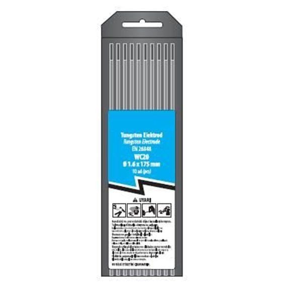 1,0 mm WC-20 Gri Tungsten Elektrot 175 mm Trafimet (Adet Fiyatı)