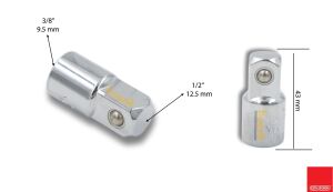 Ceta Form Dişi 3/8” Erkek 1/2” Yükseltici Lokma Adaptörü C11-92S