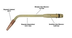 Yıldız 3611 Kaynak Kolu No:1 Kaynak Kapasitesi 0,5-1mm