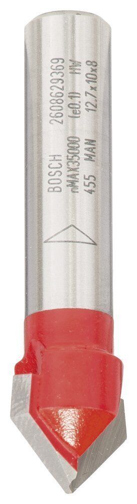 Bosch Expert Ahşap V Kanal Freze Ucu 8x12,7x44,5 mm 2608629369