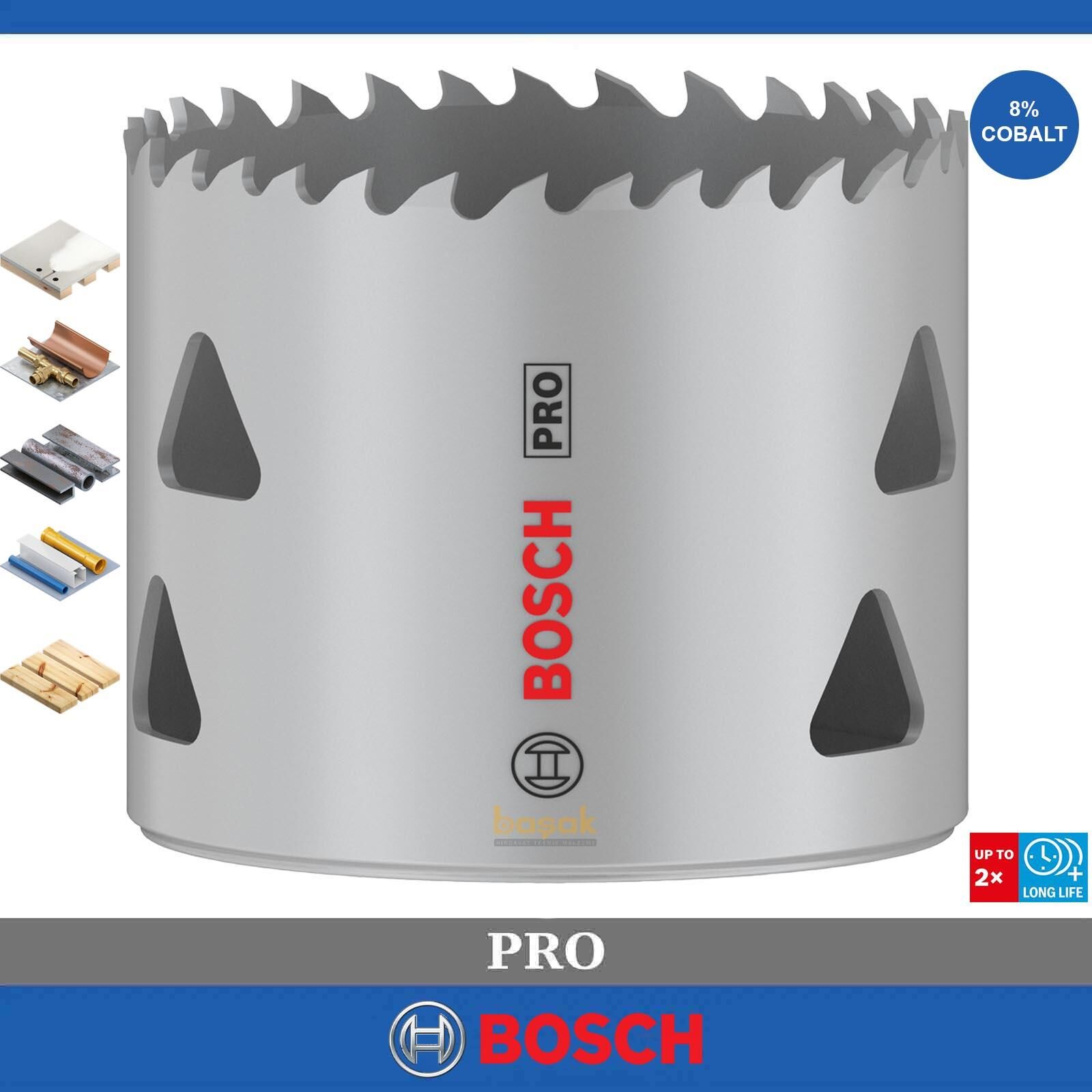 Bosch Pro 59 mm Multi Vidalı Bi-Metal Panç 2608901518