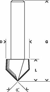 Bosch Expert Plasterboard V Kanal 8x19x51 mm 2608629370