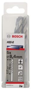 Bosch HSS-G 8,4x117 mm Metal Matkap Ucu 5'li Paket 2608585511
