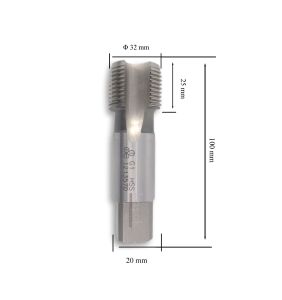 MTE G 1 x 11 Diş El Kılavuzu Takımı 2’li HSS DIN 5157