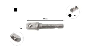 Ceta Lokma Adaptörü 3/8'' - 1/4'' x 50mm BT/7020