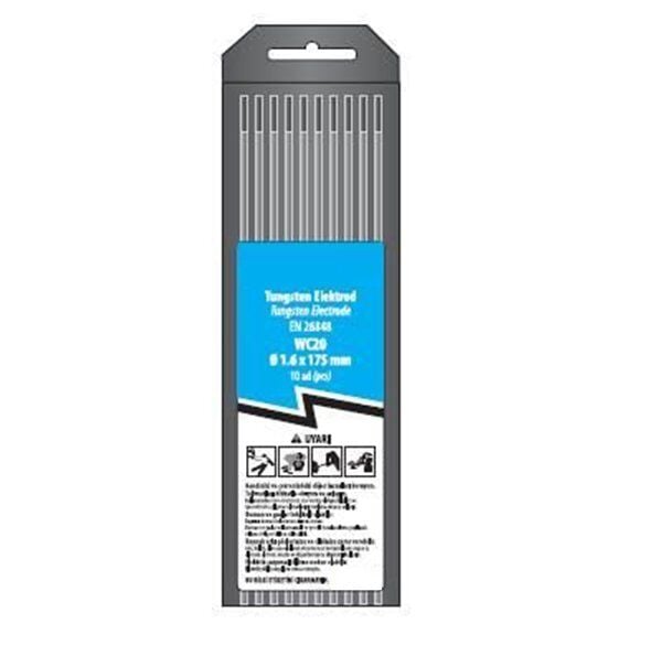 4,8 mm WC-20 Gri Tungsten Elektrot 175 mm Trafimet (Adet Fiyatı)