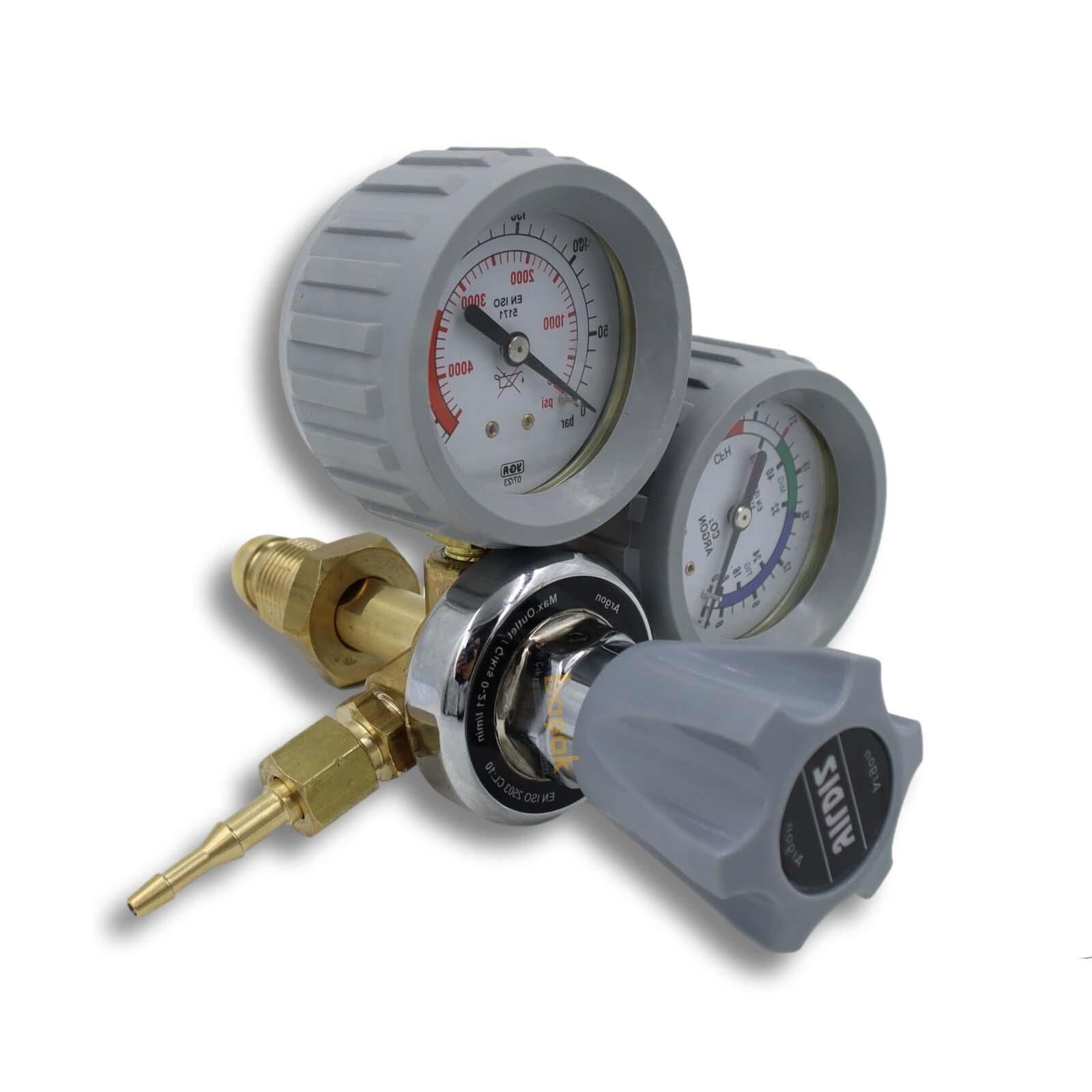 Yıldız 5740S 0-21 L/dk Argon Basınç Düşürücü Saat Arka Bağlantılı