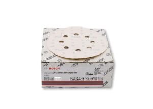 Bosch C450 125 mm 8 Delikli 120 Kum Zımpara Kağıdı 50'li 2608621743