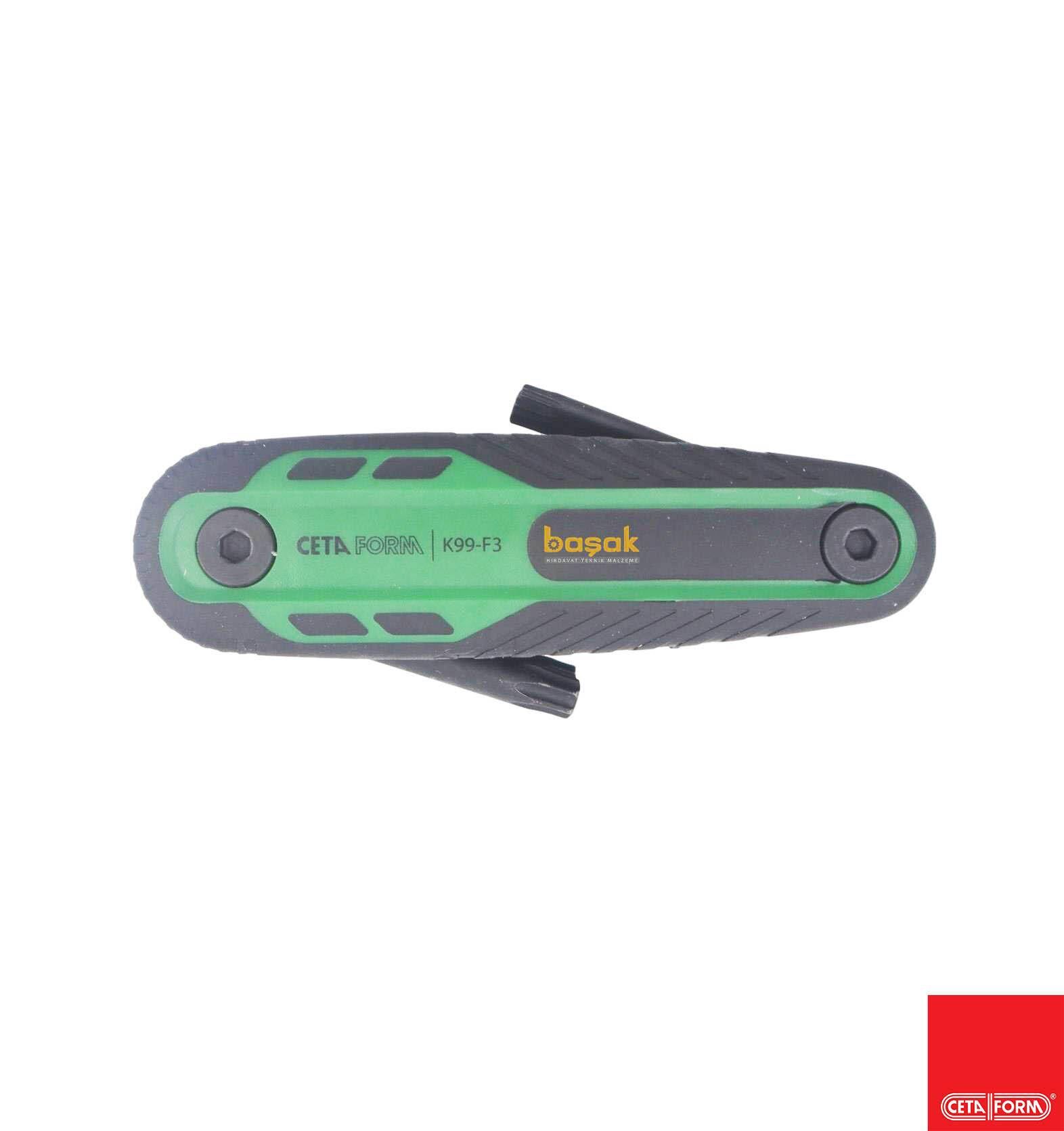 Ceta Form 8'li Çakı Tip Torx Allen Seti T9-T40 K99-F3