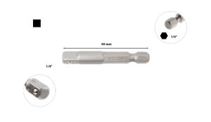 Ceta Lokma Adaptörü 1/4'' - 1/4'' x 50mm BT/7015