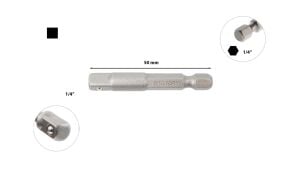 Ceta Lokma Adaptörü 1/4'' - 1/4'' x 50mm BT/7015