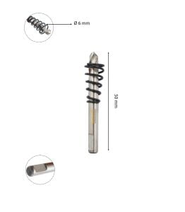 3Keego 10x50 mm HF50 25-60 mm TCT Panç Merkezleme Ucu Yaylı