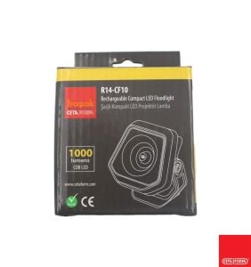 Ceta Form 1000 Lümen Şarjlı Led Projectör Lamba R14-CF10