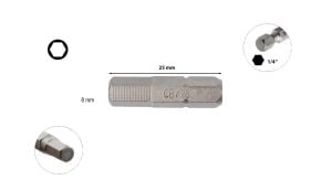 Ceta Form 8 x 25 mm Bits Allen (Alyan) Uç CB/1880