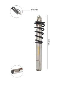 3Keego 10x80 mm HP80 25-60 mm TCT Panç Merkezleme Ucu Yaylı