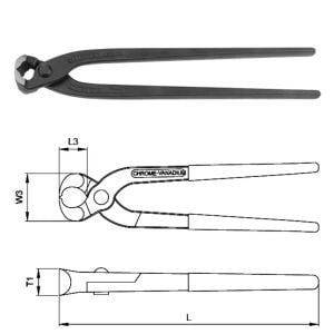 Ceta Form 280 mm Betoncu Kerpeteni (Sapsız) E36-56-0280