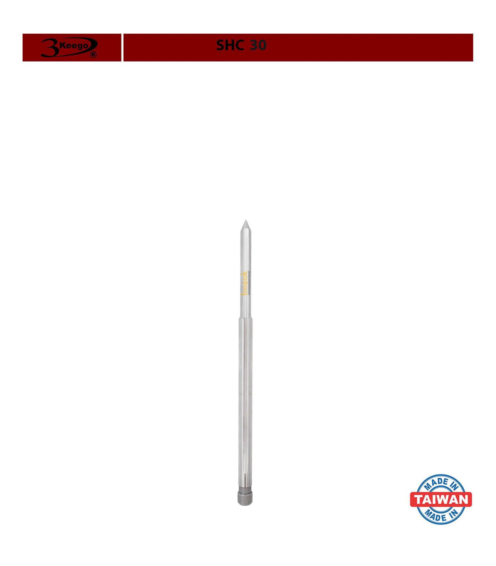 3Keego 4,75x75 mm Merkezleme Pimi SHC30 12-13 mm Manyetik Uçlara