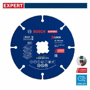 Bosch Expert 115 mm X-Lock Ahşap ve Çok Amaçlı Kesme Diski 2608902374