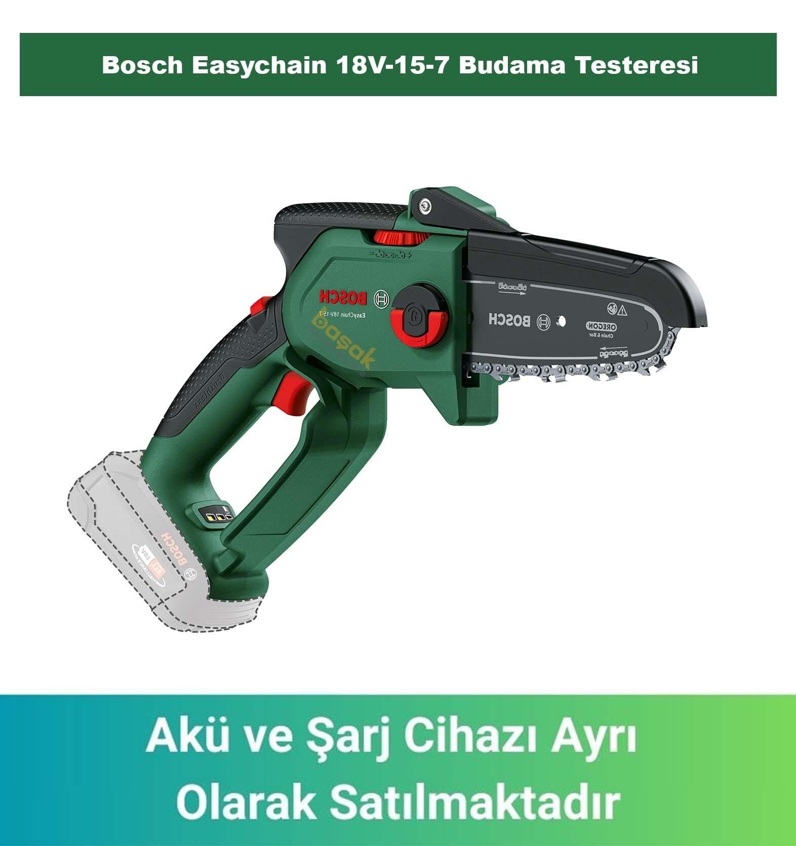 Bosch Easychain 18V-15-7 Budama Testeresi (Akü ve Şarj yoktur) 06008B8901