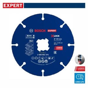 Bosch Expert 125 mm X-Lock Ahşap ve Çok Amaçlı Kesme Diski 2608902375