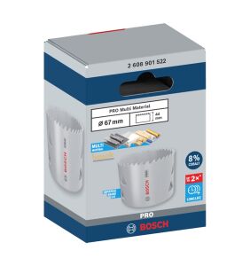 Bosch Pro 67 mm Multi Vidalı Bi-Metal Panç 2608901522