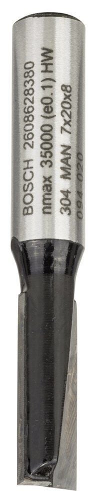 Bosch Standard W Çift Oluk Düz Freze 8*7*51 mm 2608628380