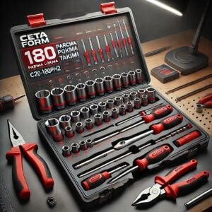 Ceta Form 180 Parça Lokma Takımı 1/4-3/8-1/2'' C20-180PH2
