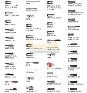 Ceta Form 180 Parça Lokma Takımı 1/4-3/8-1/2'' C20-180PH2