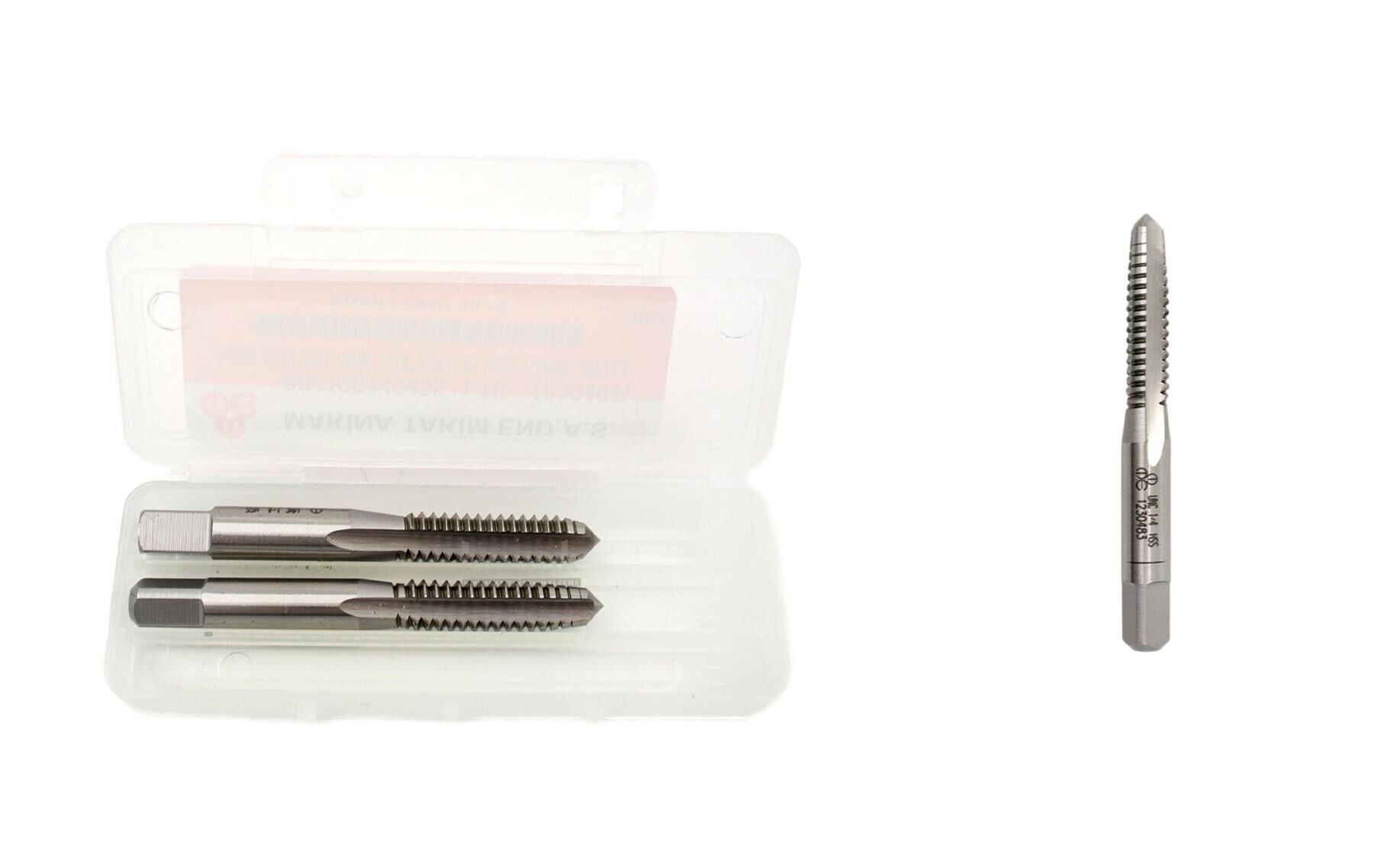 MTE UNC 1/4 x 20 Diş El Kılavuzu 3’lü HSS DIN 351