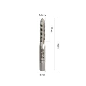 MTE UNC 1/4 x 20 Diş El Kılavuzu 3’lü HSS DIN 351