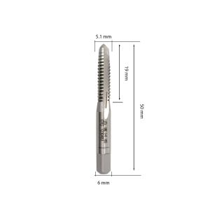 MTE UNC 1/4 x 20 Diş El Kılavuzu 3’lü HSS DIN 351