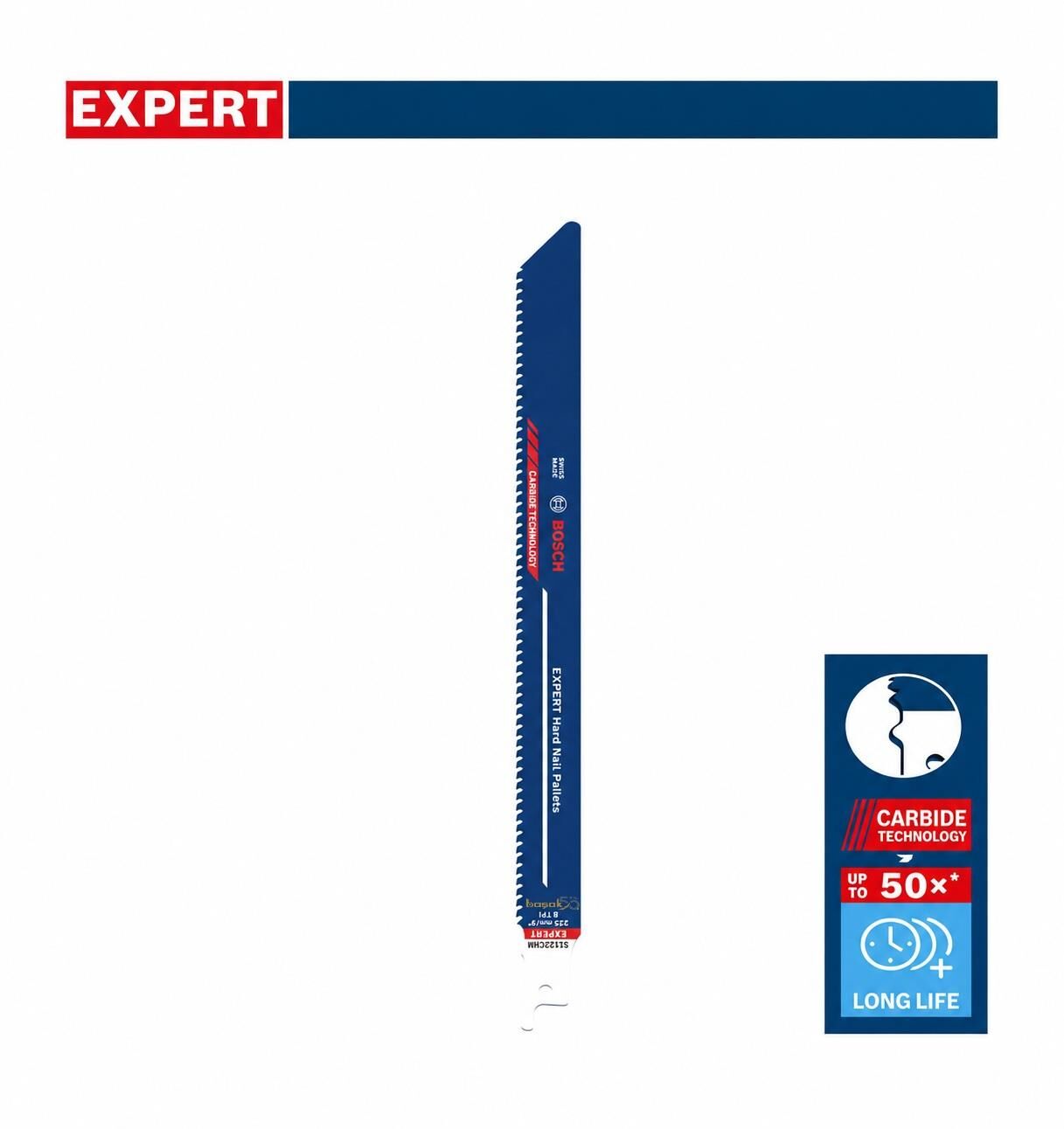 Bosch Expert S 1123 CHM Sert Çivili Palet Testere Bıçağı 1'li 2608902330