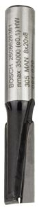 Bosch Standard W Çift Oluk Düz Freze 8*8*51 mm 2608628381