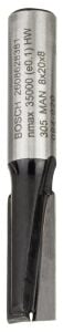 Bosch Standard W Çift Oluk Düz Freze 8*8*51 mm 2608628381