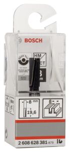 Bosch Standard W Çift Oluk Düz Freze 8*8*51 mm 2608628381