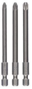 Yıldız Bits Uç Seti PZ1/2/3x89 mm 3'lü 2609255969 Bosch