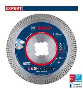 Bosch Expert 125 mm X-LOCK Elmas Kesme Disk Sert Fayans 2608900658