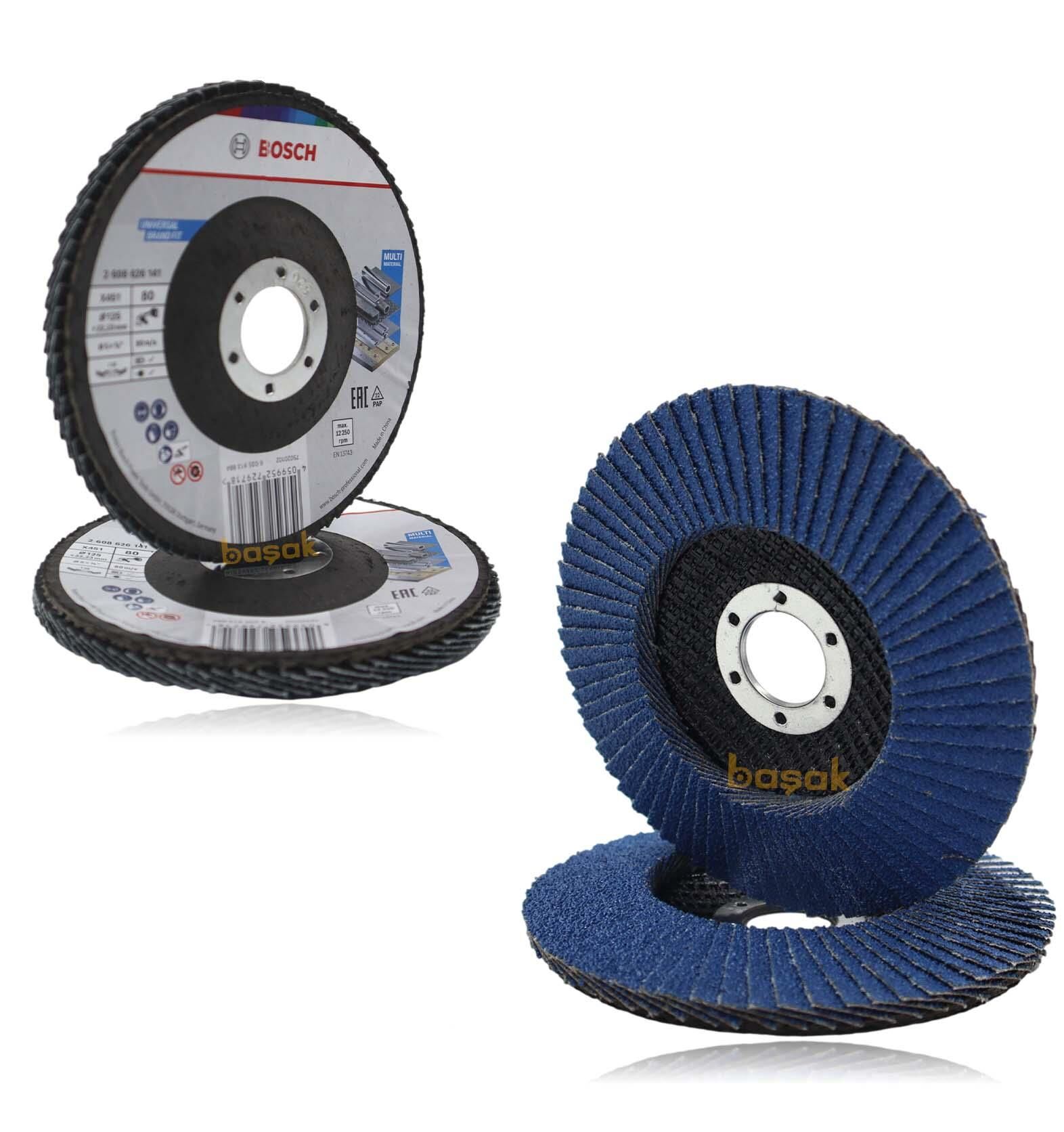 Bosch X451 Flap Disk 125 mm 80 Kum Metal ve Paslanmaz 2608626141