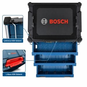 Bosch Yeni L-BOXX Contractor 3 Çekmeceli Takım Çantası 1600A037E3