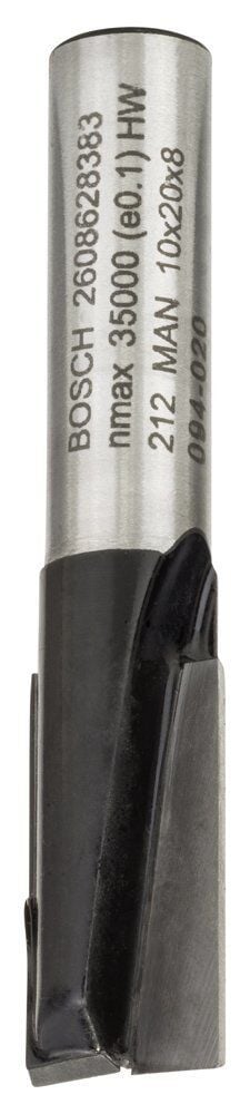 Bosch W Çift Oluk Düz Freze Ucu 8x10x51 mm 2608628383