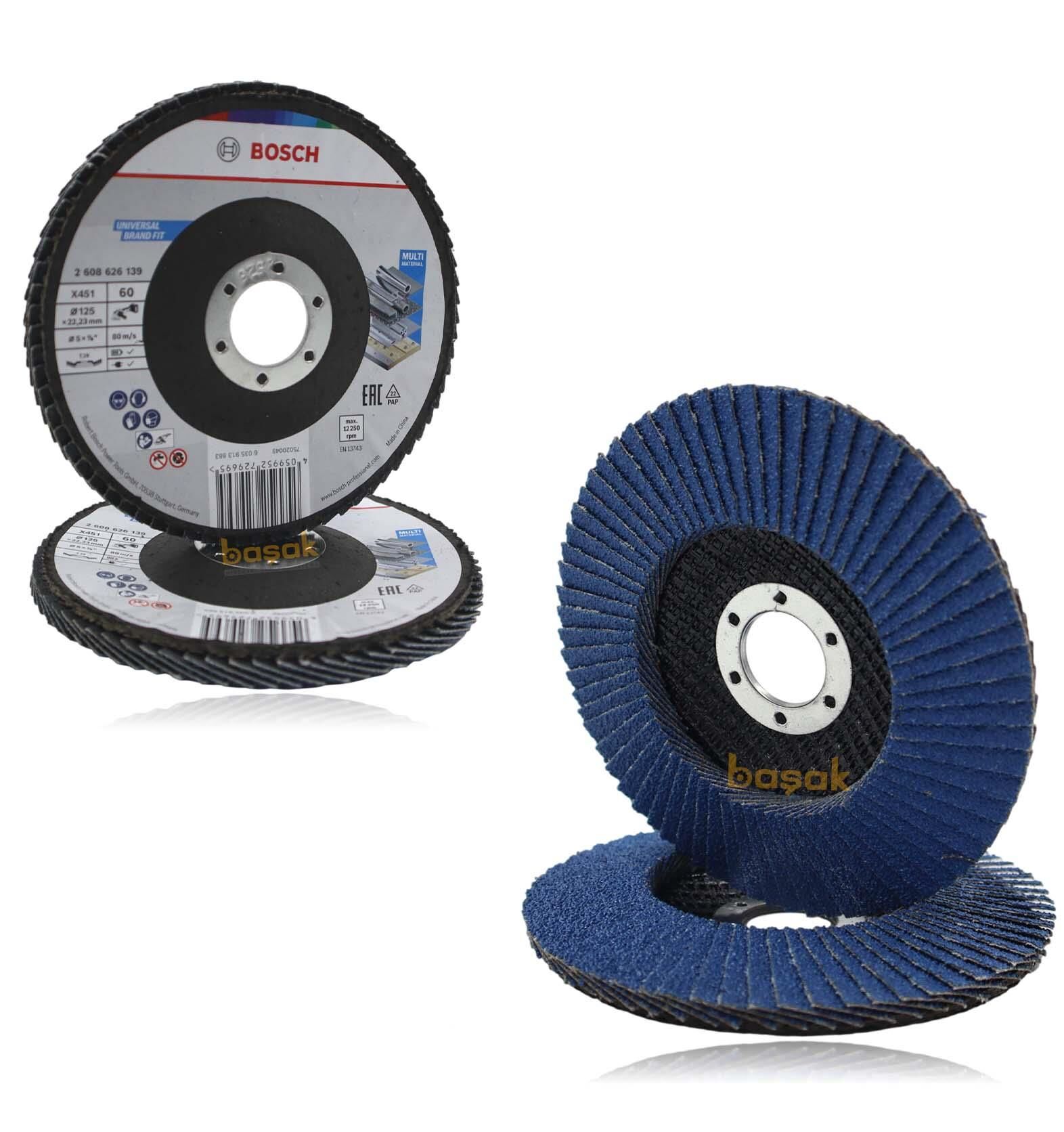 Bosch X451 Flap Disk 125 mm 60 Kum Metal ve Paslanmaz 2608626139