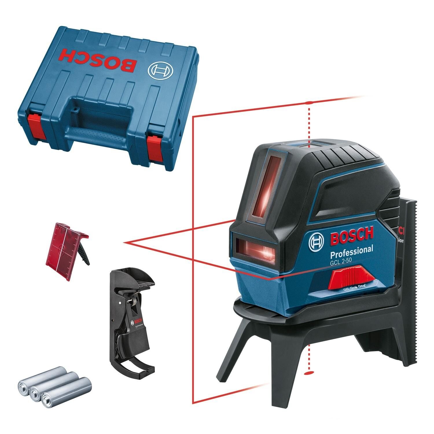 Bosch GCL 2-50  Nokta-Artı Çizgi Lazeri 0601066F02