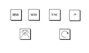 MTE UNC 9/16 x 12 Diş El Kılavuzu 3’lü HSS DIN 351